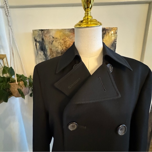 Vintage 60s CECIL GEE of London Men's Mod Coat Pure New Wool 1960s Mens Peacoat - Picture 6 of 11
